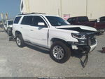 2015 Chevrolet Tahoe Lt White vin: 1GNSCBKCXFR606291