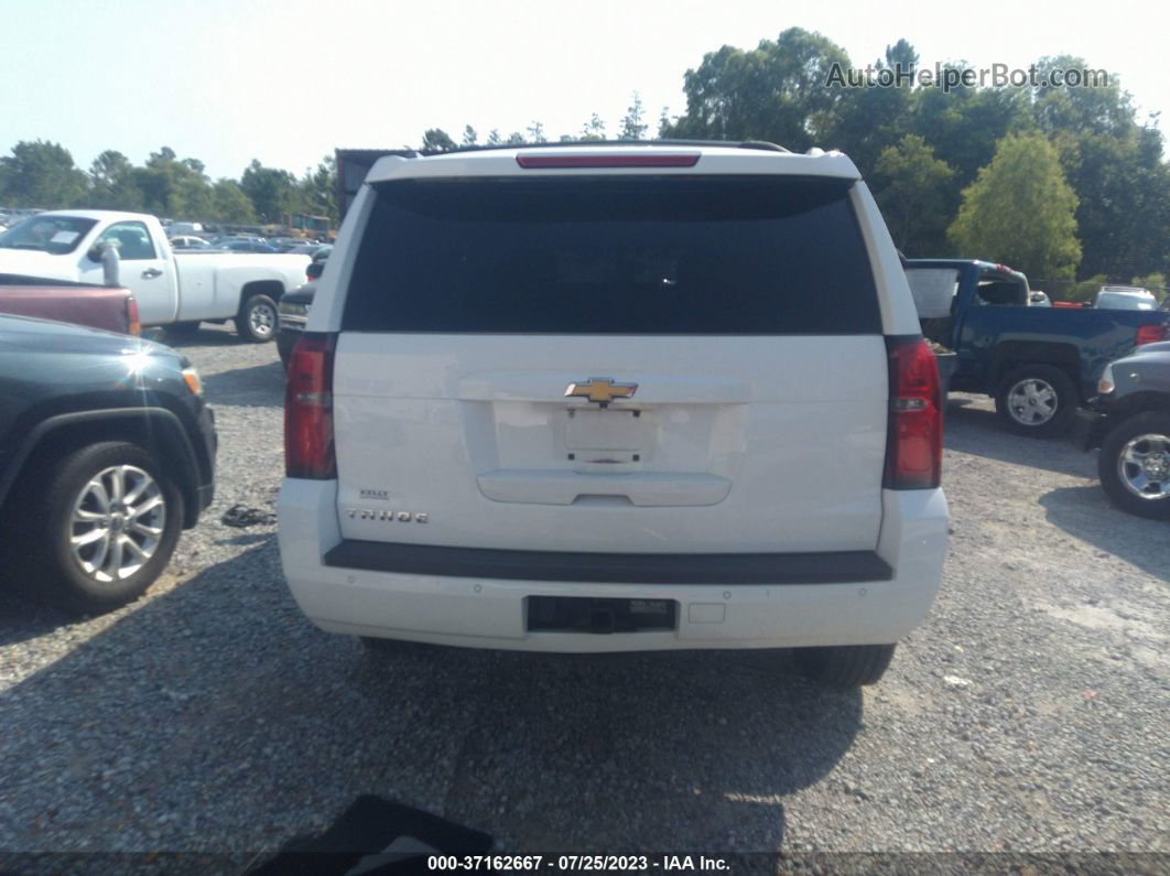 2015 Chevrolet Tahoe Lt White vin: 1GNSCBKCXFR606291