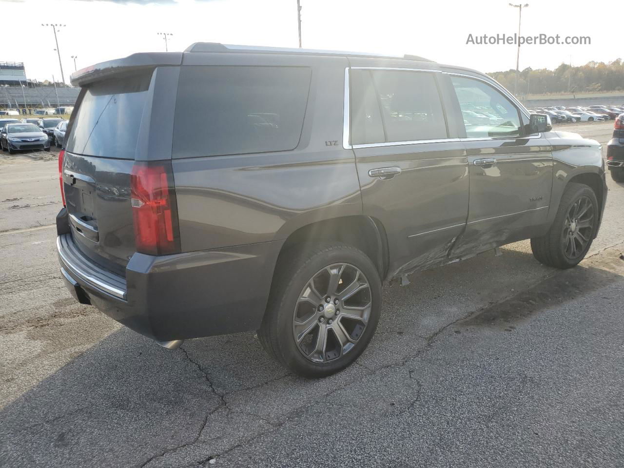 2015 Chevrolet Tahoe C1500 Ltz Gray vin: 1GNSCCKC0FR282208