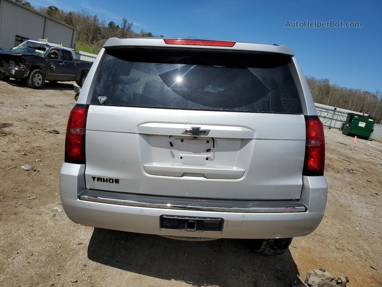 2015 Chevrolet Tahoe C1500 Ltz Silver vin: 1GNSCCKC0FR623087