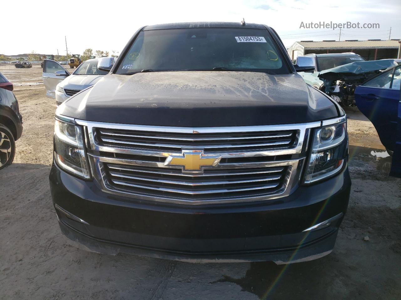 2015 Chevrolet Tahoe C1500 Ltz Черный vin: 1GNSCCKC1FR100354