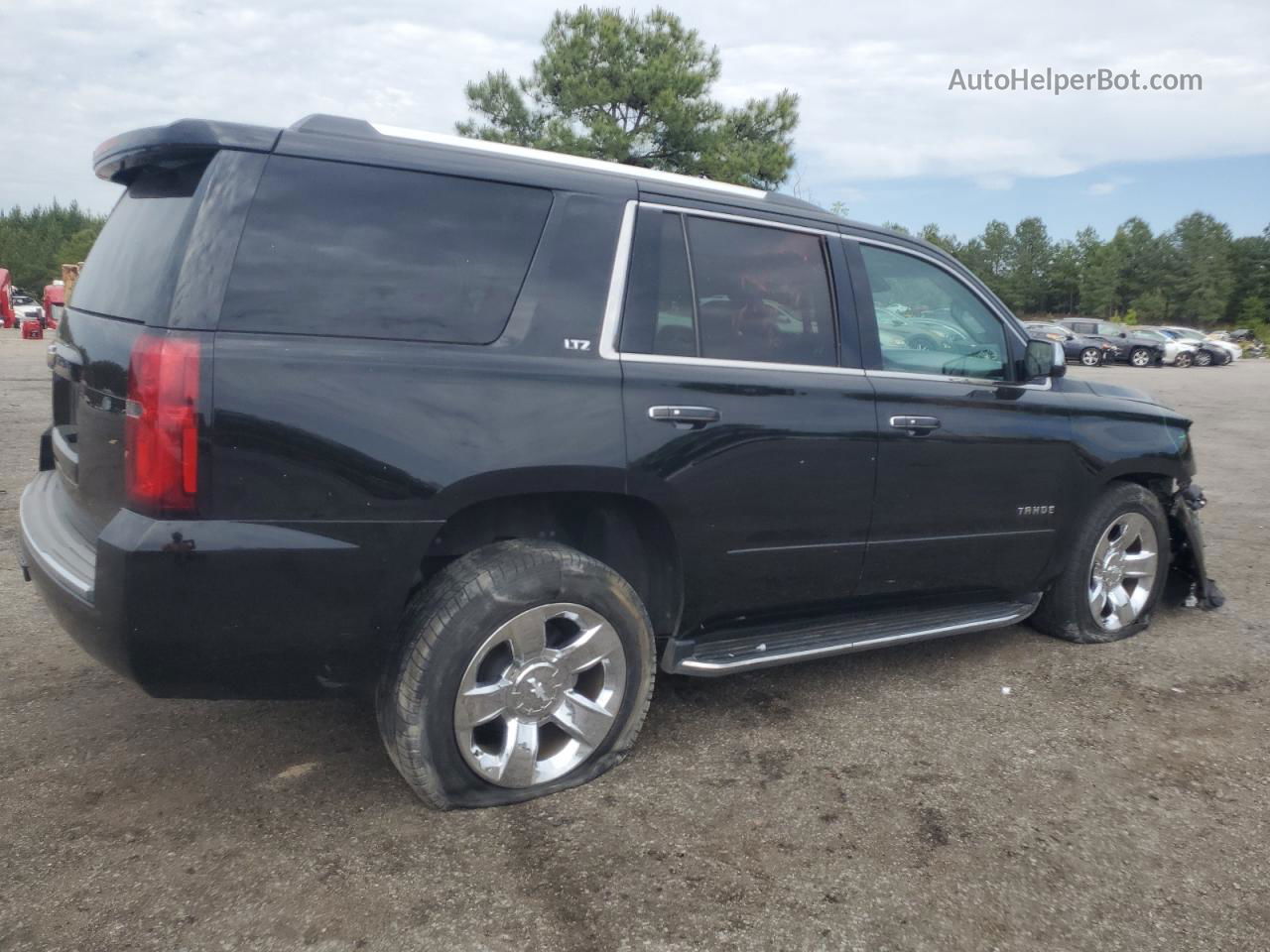 2015 Chevrolet Tahoe C1500 Ltz Black vin: 1GNSCCKC1FR213088