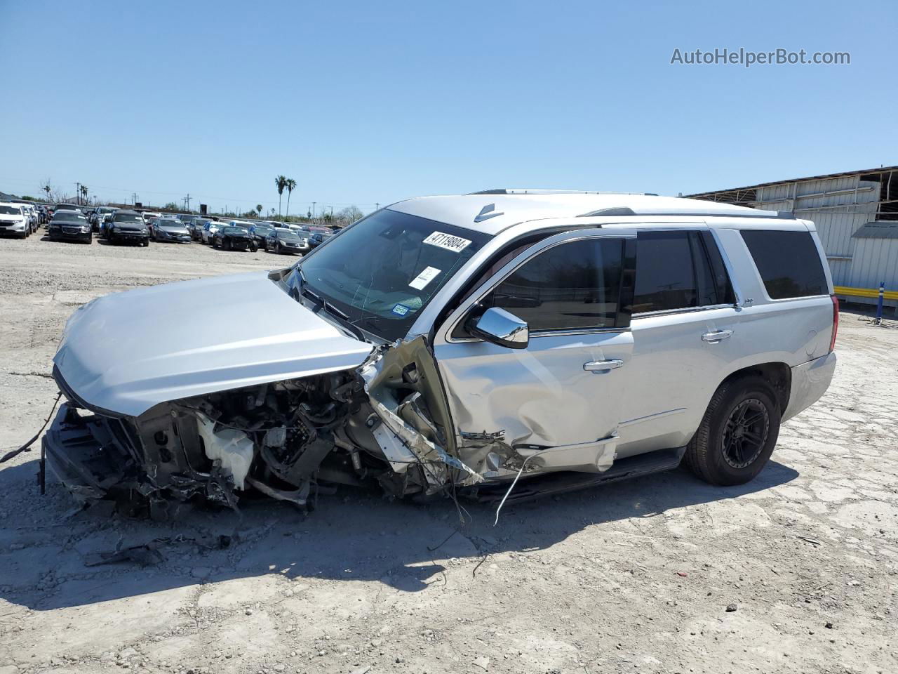 2015 Chevrolet Tahoe C1500 Ltz Серебряный vin: 1GNSCCKC1FR710979