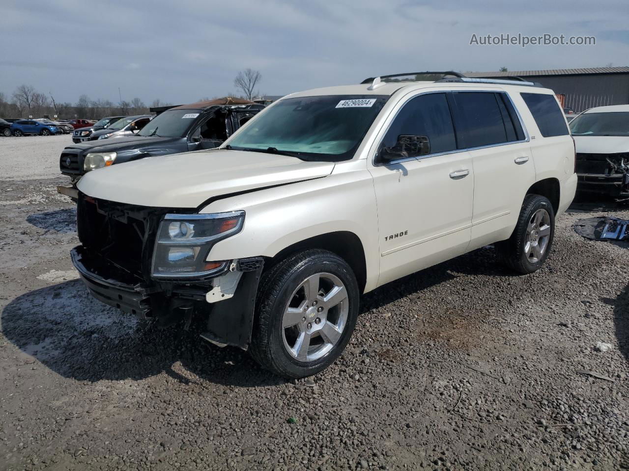 2015 Chevrolet Tahoe C1500 Ltz Кремовый vin: 1GNSCCKC1FR719097