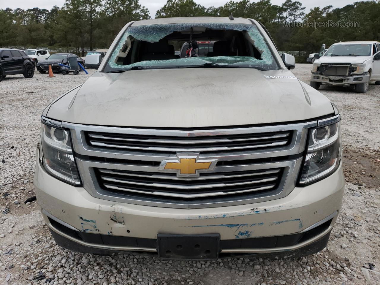 2015 Chevrolet Tahoe C1500 Ltz Tan vin: 1GNSCCKC2FR143052