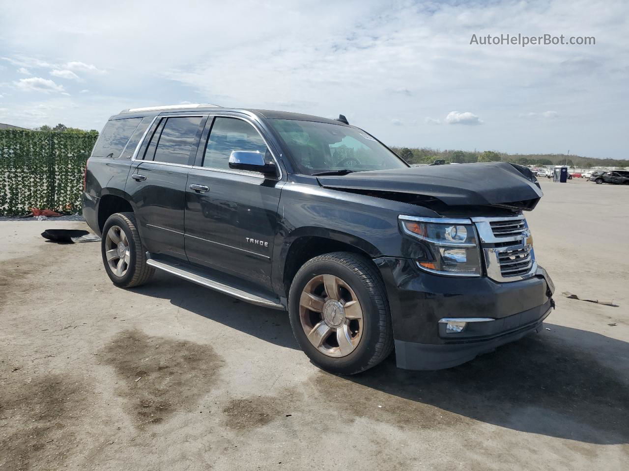 2016 Chevrolet Tahoe C1500 Ltz Black vin: 1GNSCCKC2GR456927