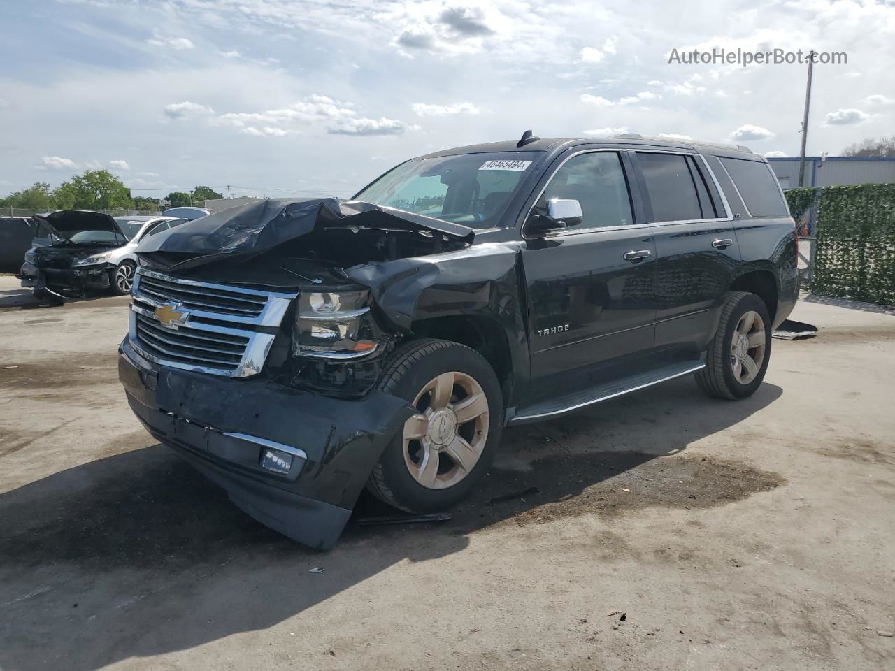 2016 Chevrolet Tahoe C1500 Ltz Black vin: 1GNSCCKC2GR456927