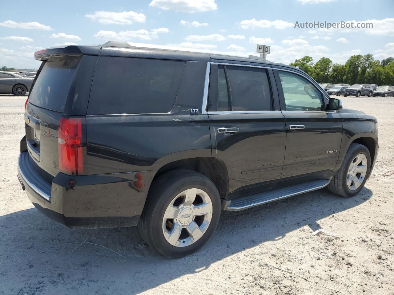 2015 Chevrolet Tahoe C1500 Ltz Black vin: 1GNSCCKC3FR182474