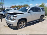 2015 Chevrolet Tahoe Ltz Silver vin: 1GNSCCKC4FR217765