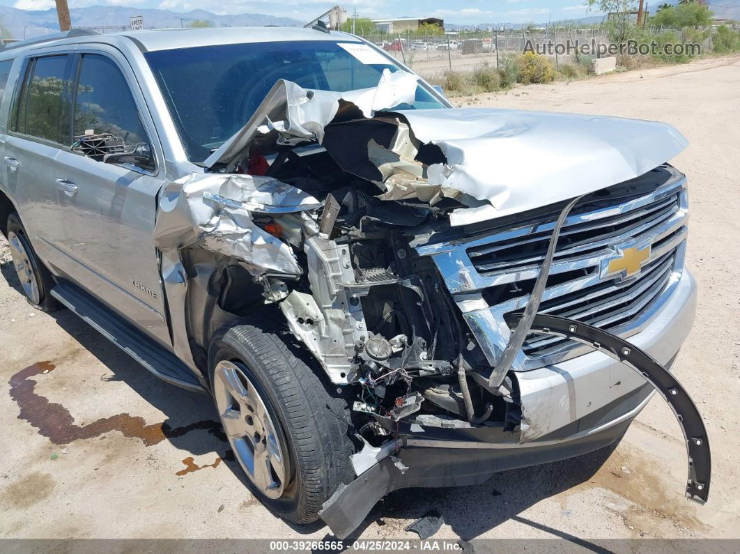 2015 Chevrolet Tahoe Ltz Silver vin: 1GNSCCKC4FR217765