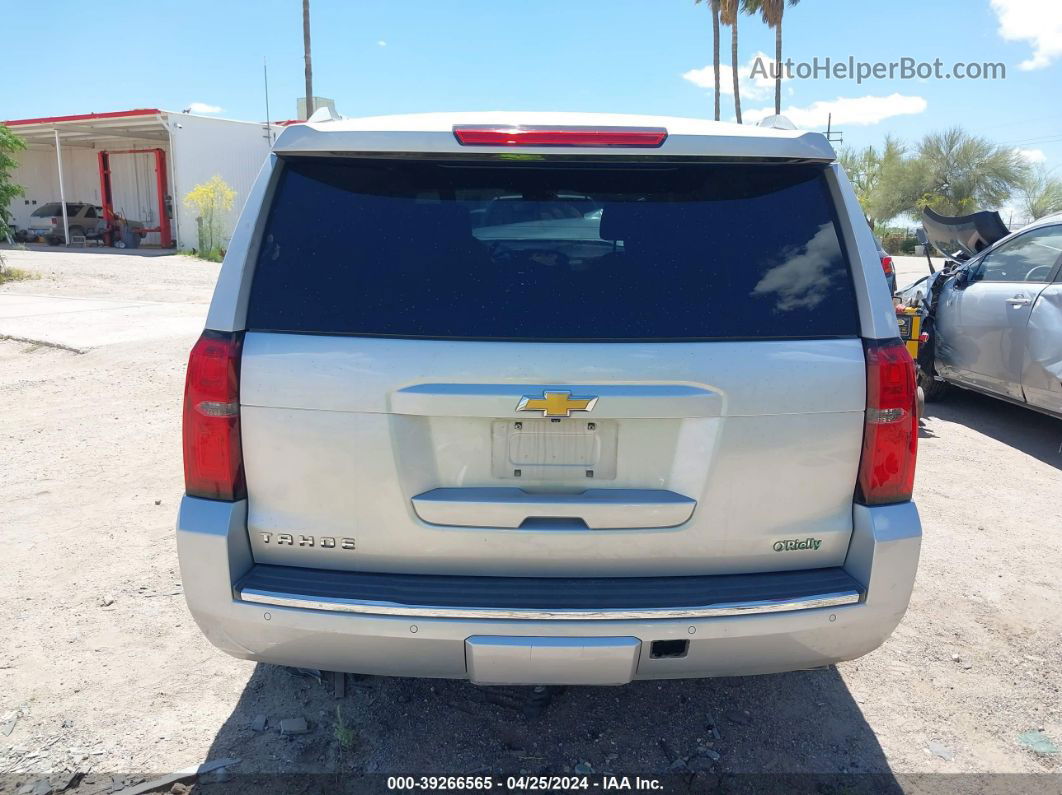 2015 Chevrolet Tahoe Ltz Silver vin: 1GNSCCKC4FR217765