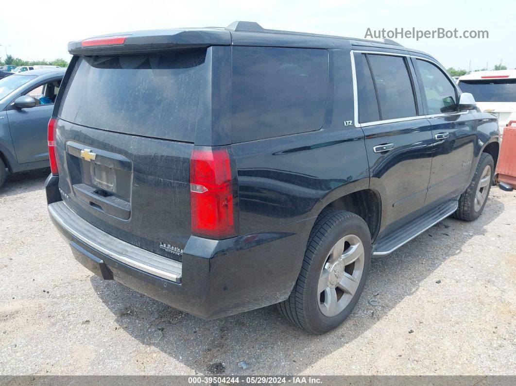 2015 Chevrolet Tahoe Ltz Black vin: 1GNSCCKC4FR234307