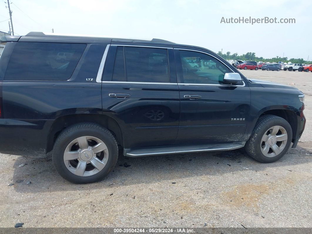 2015 Chevrolet Tahoe Ltz Black vin: 1GNSCCKC4FR234307