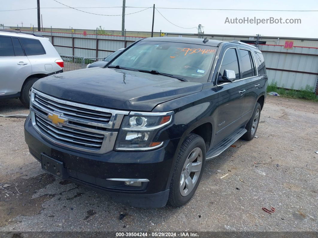 2015 Chevrolet Tahoe Ltz Black vin: 1GNSCCKC4FR234307