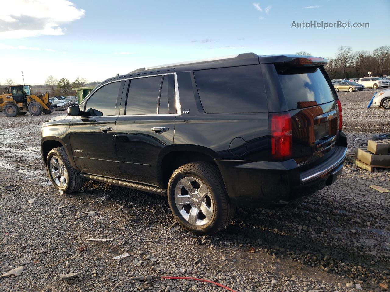 2015 Chevrolet Tahoe C1500 Ltz Black vin: 1GNSCCKC4FR640409