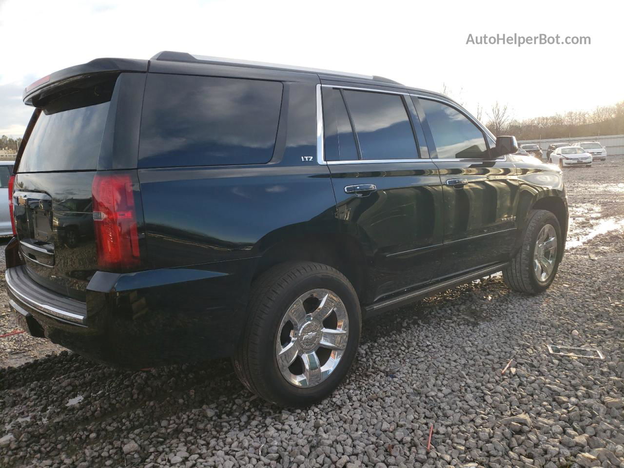 2015 Chevrolet Tahoe C1500 Ltz Black vin: 1GNSCCKC4FR640409