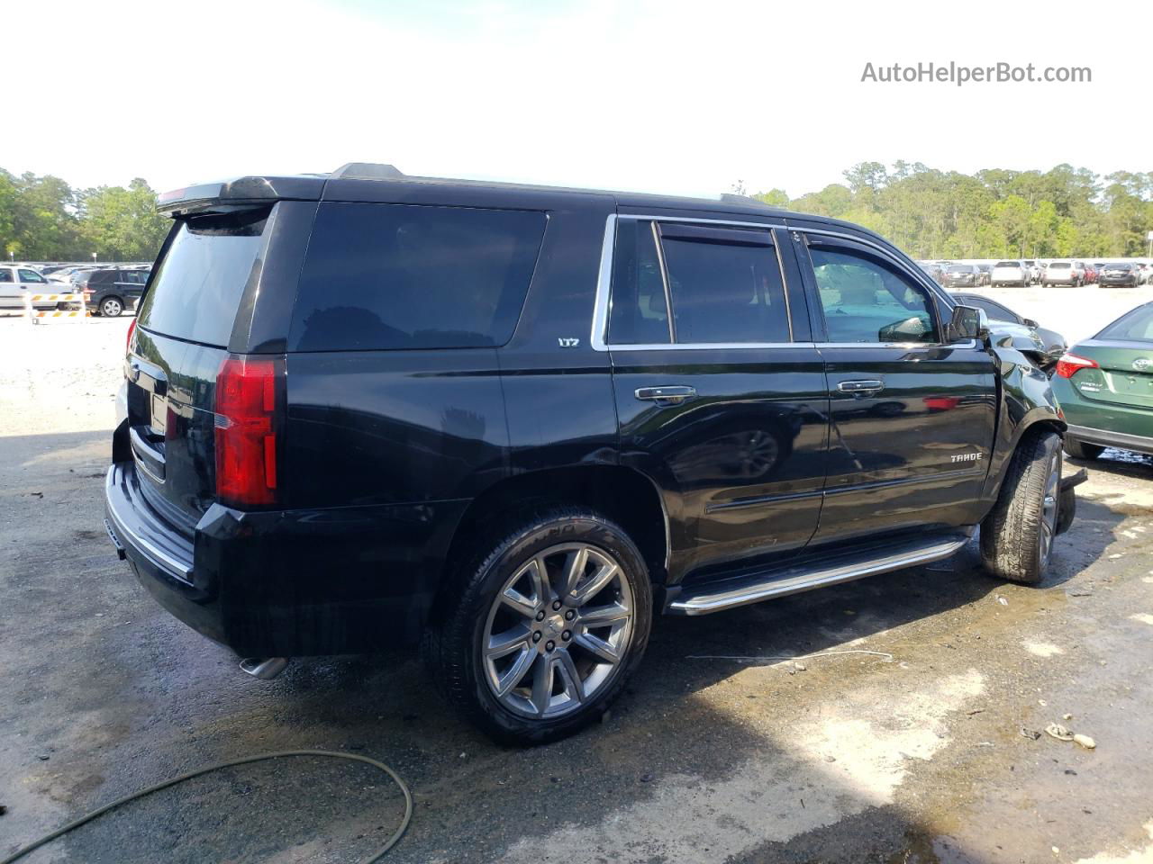 2015 Chevrolet Tahoe C1500 Ltz Black vin: 1GNSCCKC4FR682515