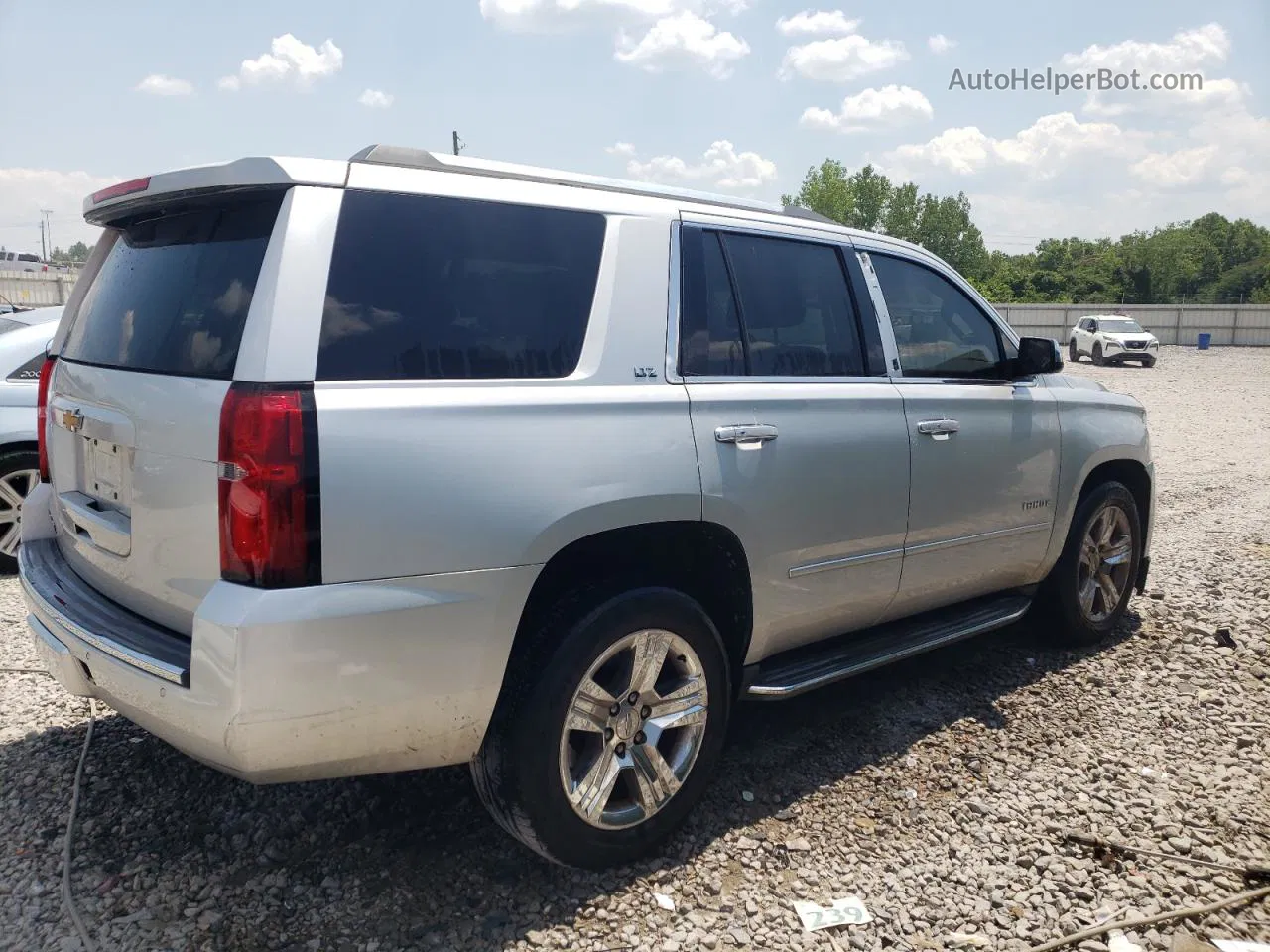 2015 Chevrolet Tahoe C1500 Ltz Silver vin: 1GNSCCKC5FR194335