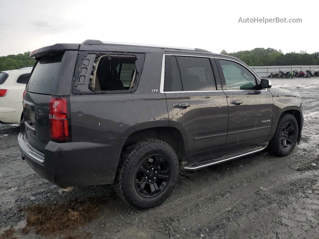 2015 Chevrolet Tahoe C1500 Ltz Charcoal vin: 1GNSCCKC7FR182249