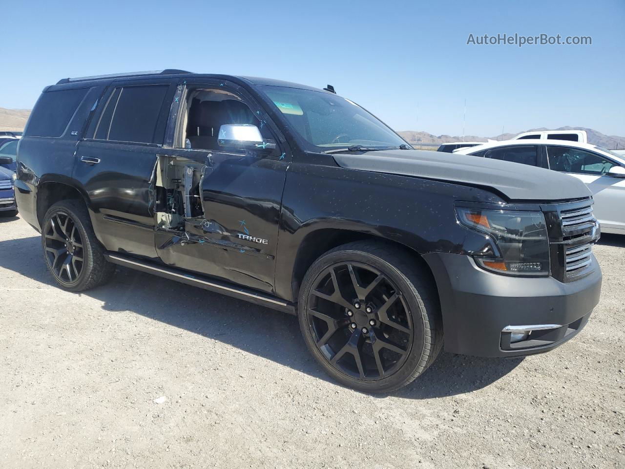 2015 Chevrolet Tahoe C1500 Ltz Black vin: 1GNSCCKC7FR274400