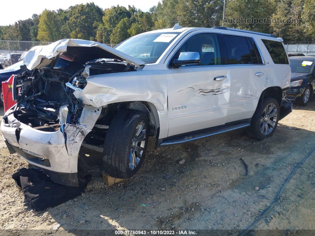 2016 Chevrolet Tahoe Ltz White vin: 1GNSCCKC7GR333205