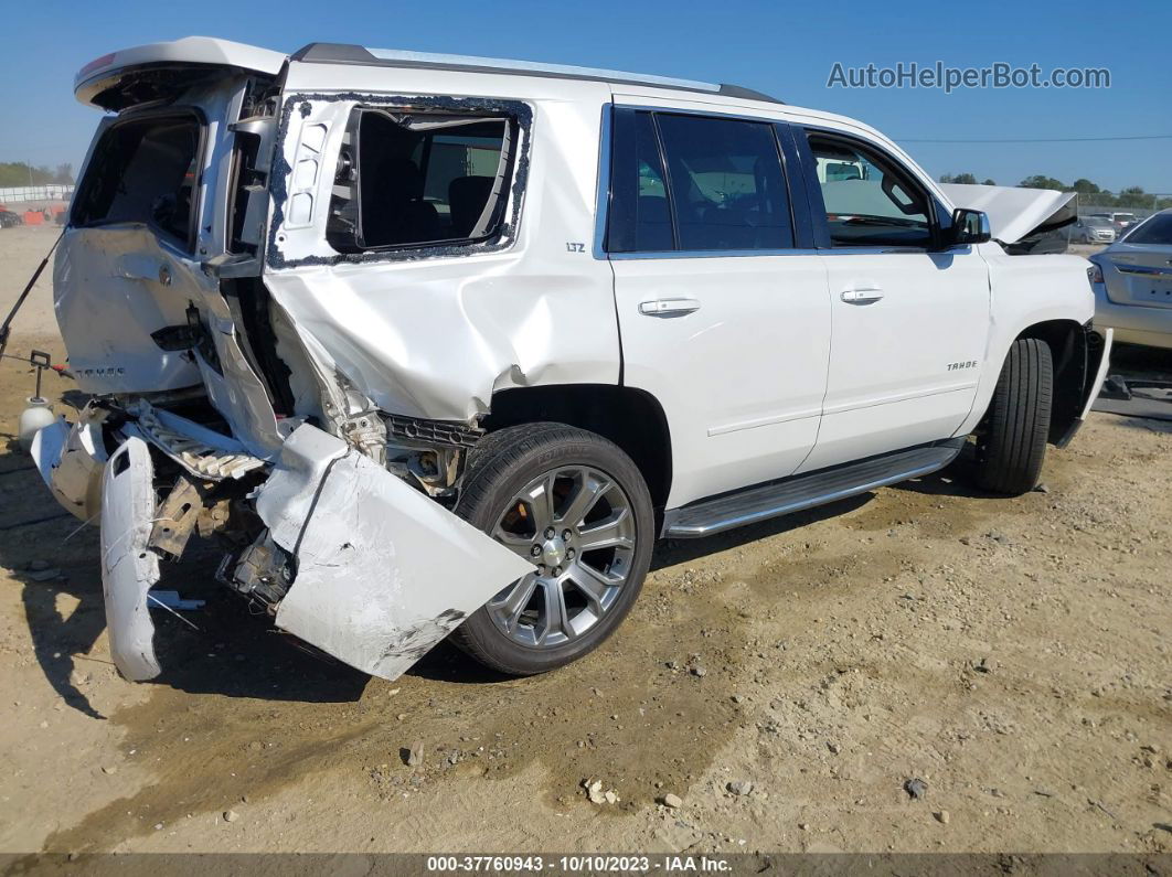 2016 Chevrolet Tahoe Ltz White vin: 1GNSCCKC7GR333205