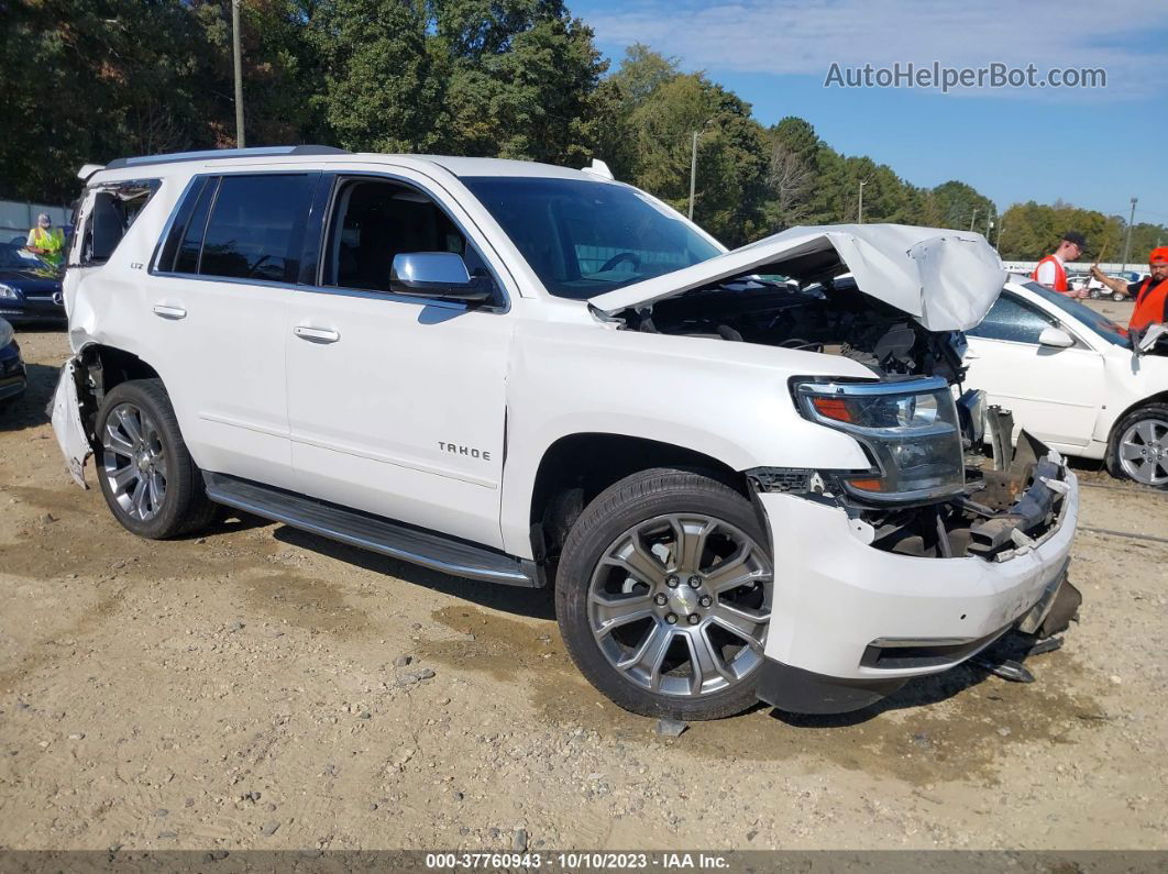 2016 Chevrolet Tahoe Ltz White vin: 1GNSCCKC7GR333205