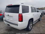 2015 Chevrolet Tahoe Ltz White vin: 1GNSCCKC8FR167811