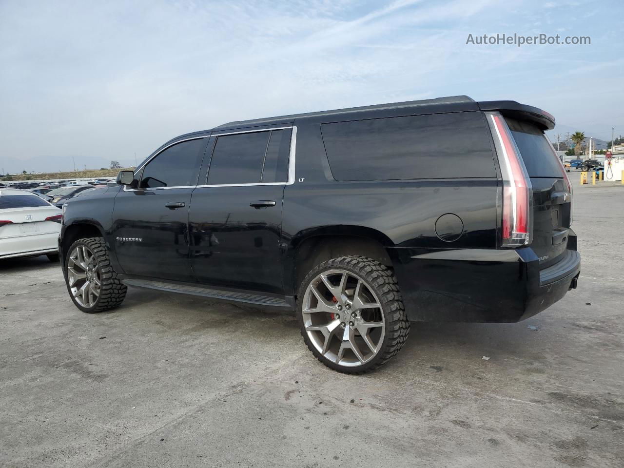 2015 Chevrolet Suburban C1500 Lt Black vin: 1GNSCJKC4FR270437