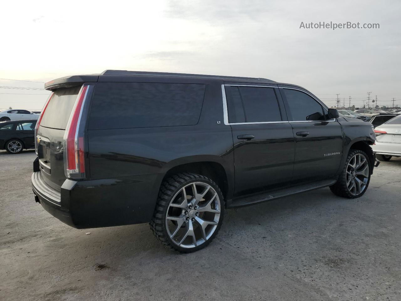 2015 Chevrolet Suburban C1500 Lt Black vin: 1GNSCJKC4FR270437