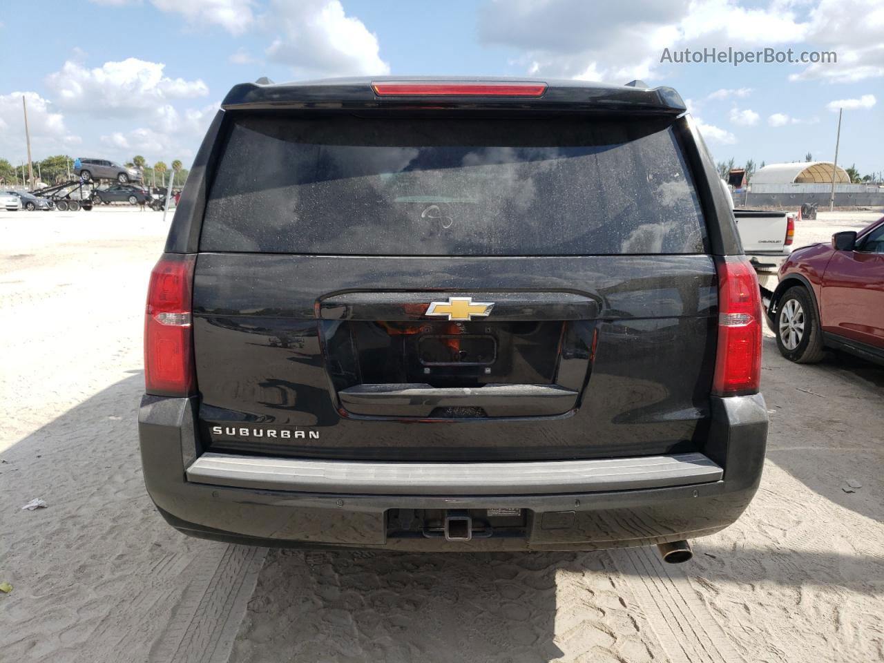 2015 Chevrolet Suburban C1500 Lt Black vin: 1GNSCJKC5FR729958