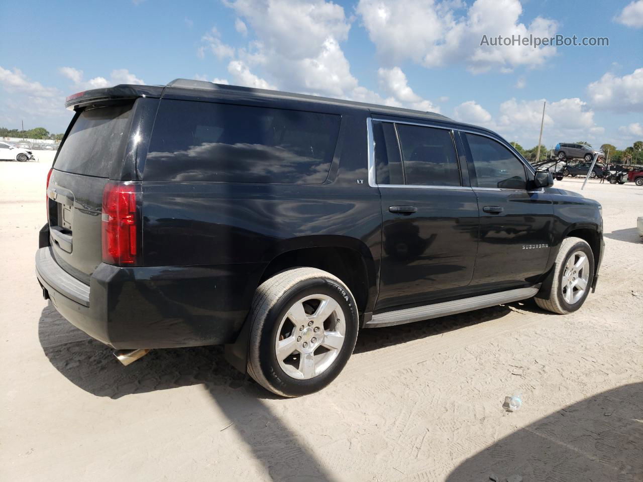 2015 Chevrolet Suburban C1500 Lt Black vin: 1GNSCJKC5FR729958