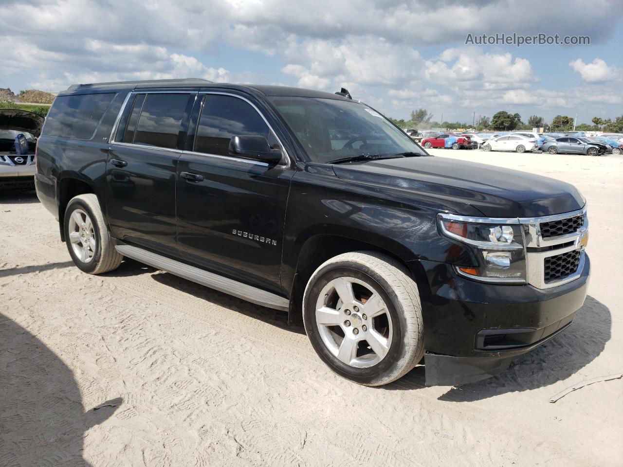 2015 Chevrolet Suburban C1500 Lt Black vin: 1GNSCJKC5FR729958