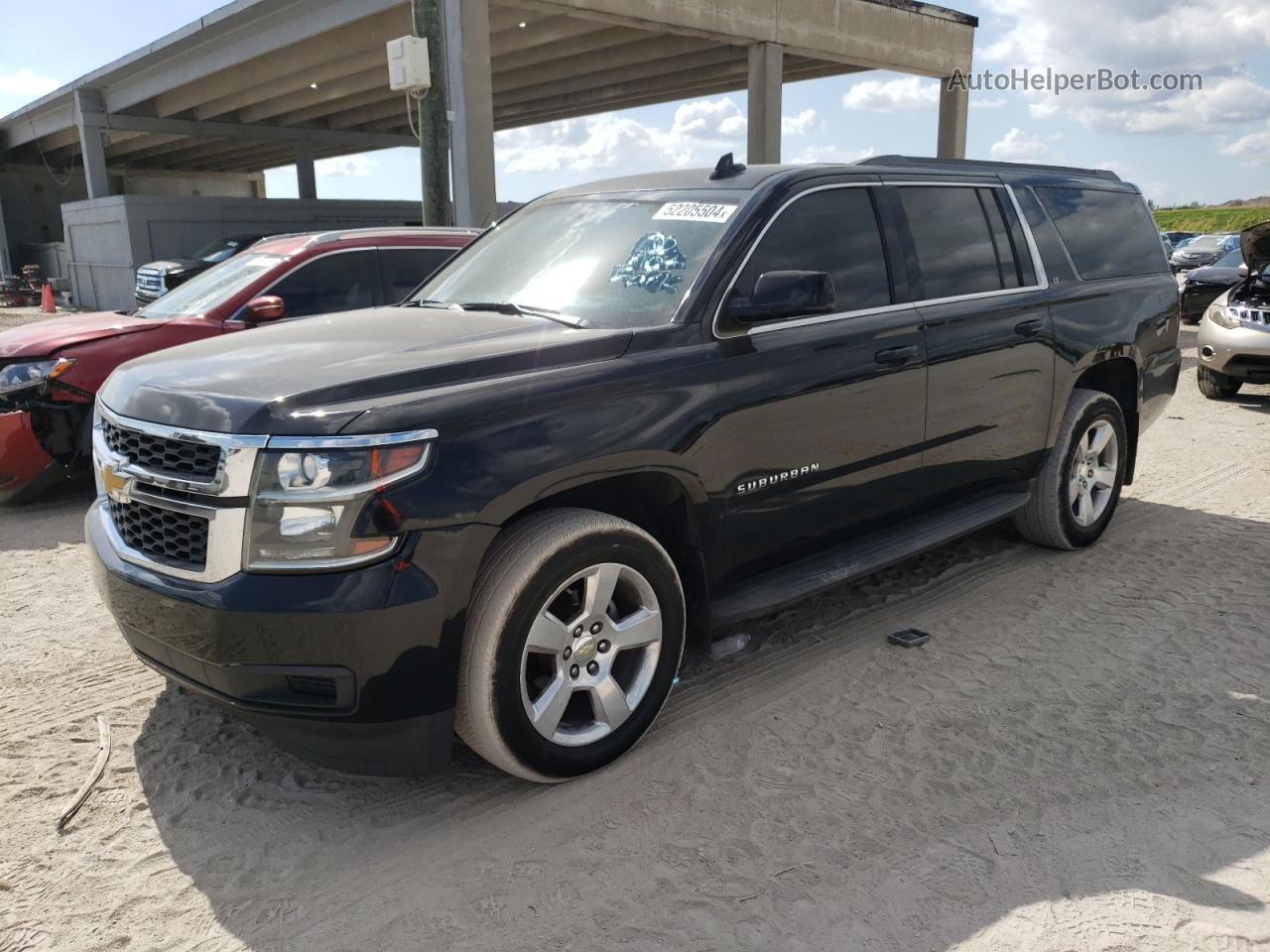 2015 Chevrolet Suburban C1500 Lt Black vin: 1GNSCJKC5FR729958