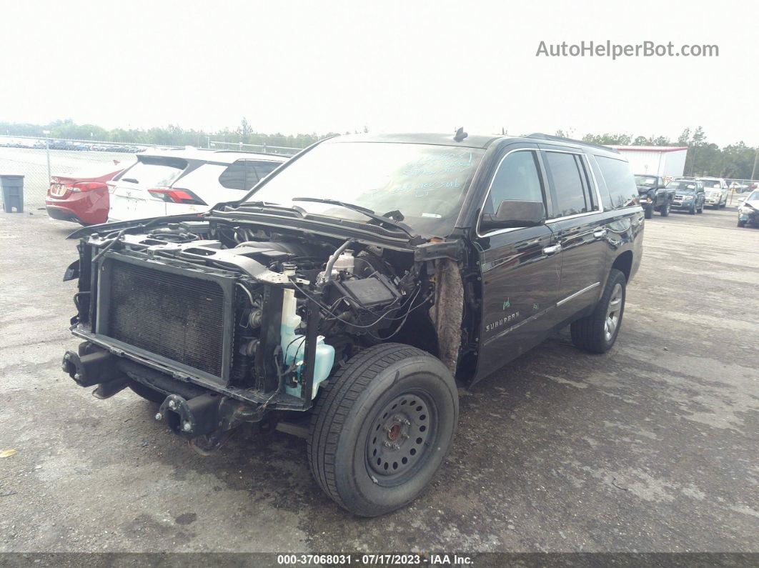 2015 Chevrolet Suburban Lt Black vin: 1GNSCJKC8FR294384