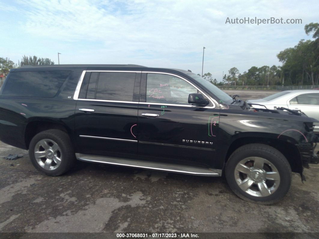 2015 Chevrolet Suburban Lt Black vin: 1GNSCJKC8FR294384