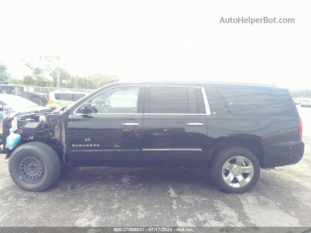 2015 Chevrolet Suburban Lt Black vin: 1GNSCJKC8FR294384