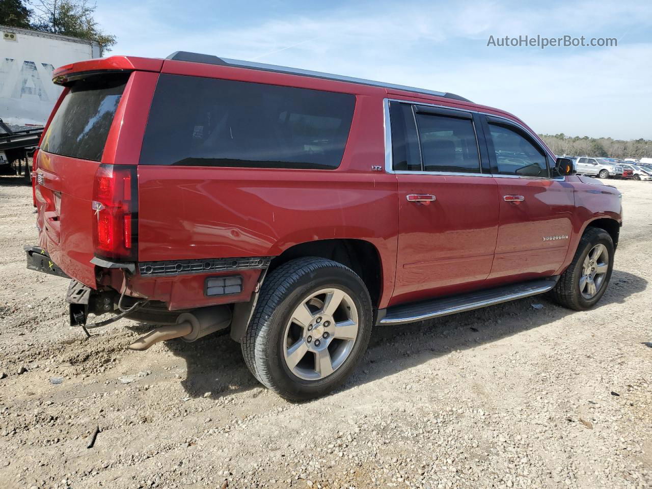 2015 Chevrolet Suburban C1500 Ltz Red vin: 1GNSCKKC6FR719526