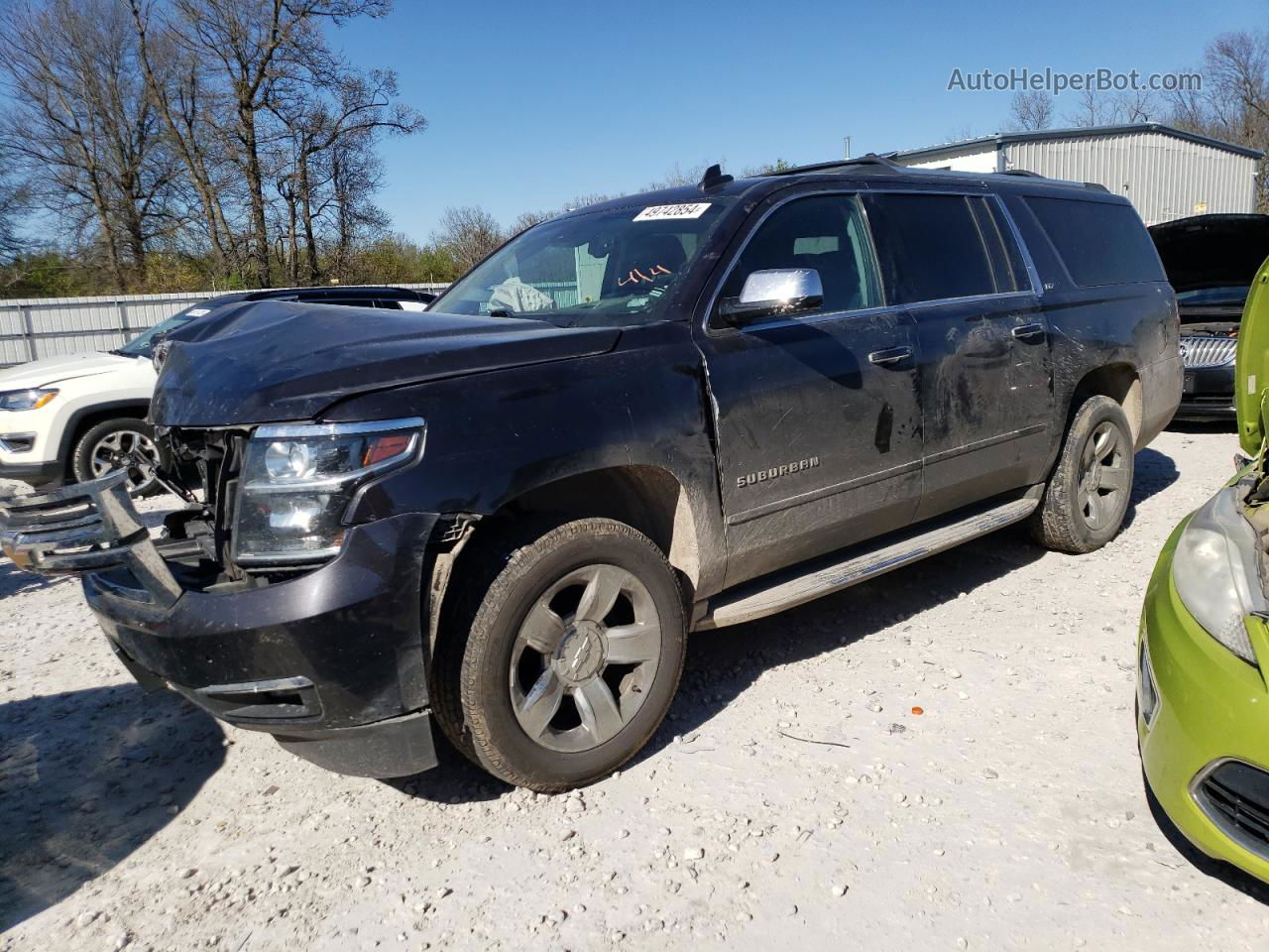 2015 Chevrolet Suburban C1500 Ltz Черный vin: 1GNSCKKCXFR522195