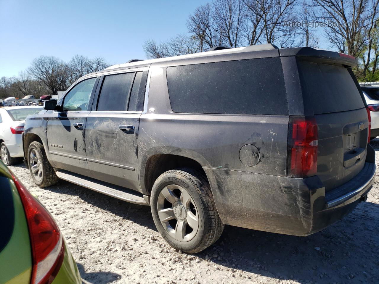 2015 Chevrolet Suburban C1500 Ltz Black vin: 1GNSCKKCXFR522195