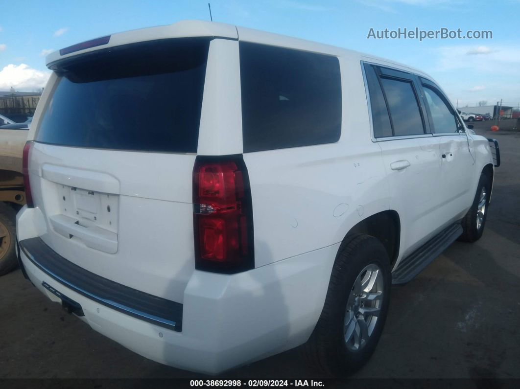 2015 Chevrolet Tahoe Commercial Fleet White vin: 1GNSK2EC6FR560439