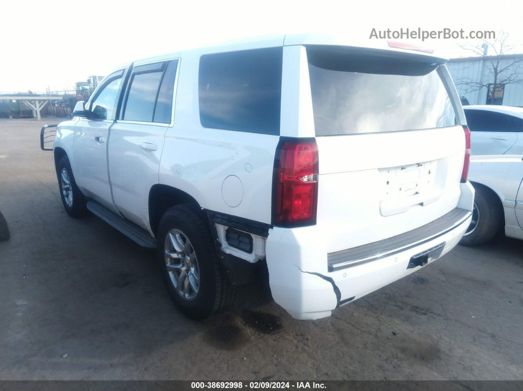 2015 Chevrolet Tahoe Commercial Fleet White vin: 1GNSK2EC6FR560439