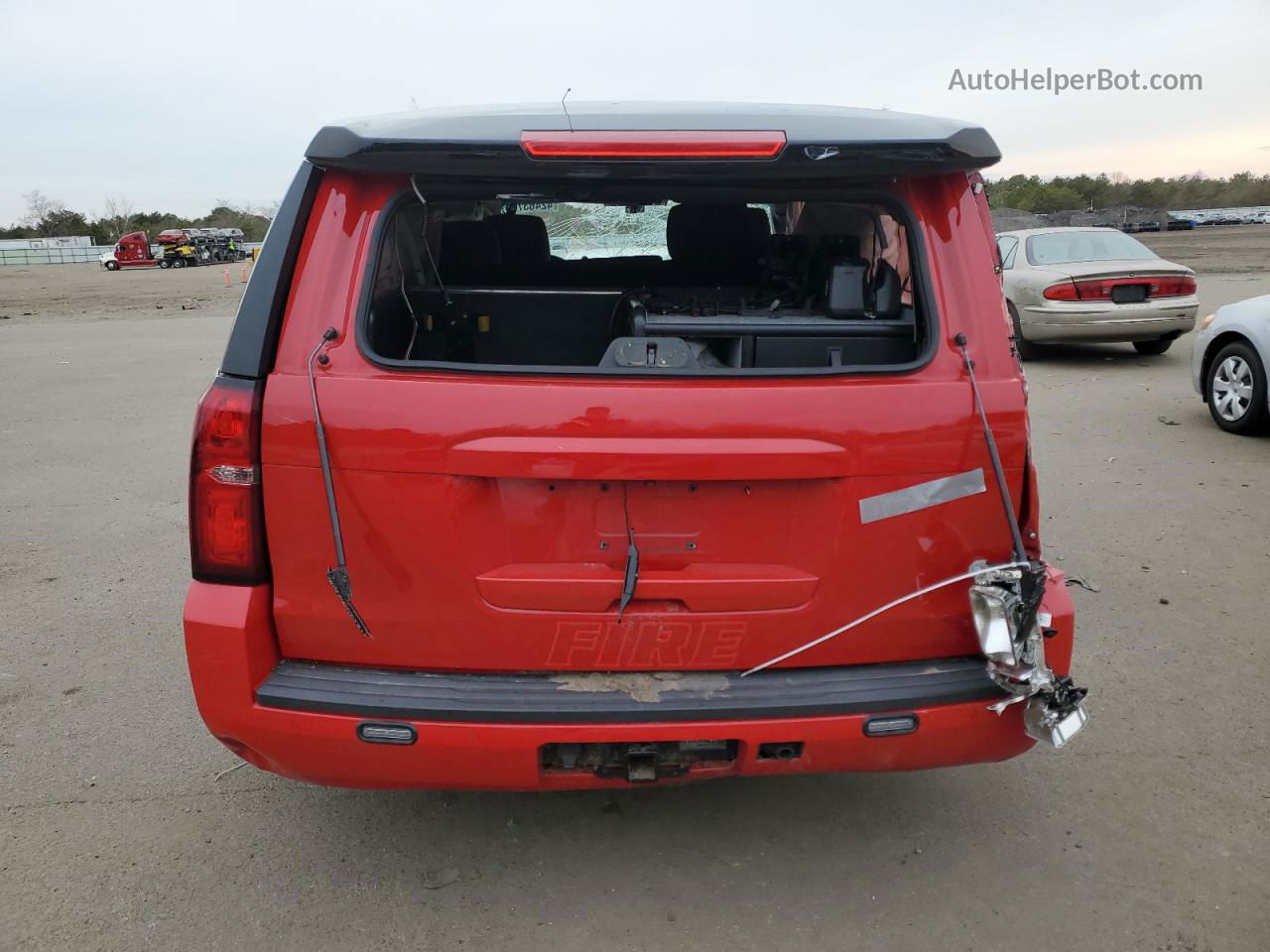 2015 Chevrolet Tahoe Special Red vin: 1GNSK3KC1FR692518