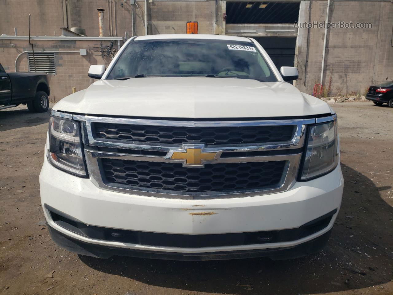 2015 Chevrolet Tahoe K1500 White vin: 1GNSK4ECXFR188941