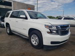 2015 Chevrolet Tahoe K1500 White vin: 1GNSK4ECXFR188941