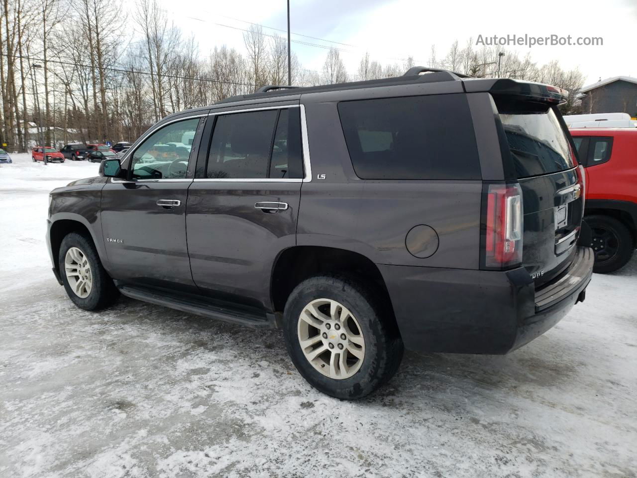 2015 Chevrolet Tahoe K1500 Ls Gray vin: 1GNSKAEC0FR297830