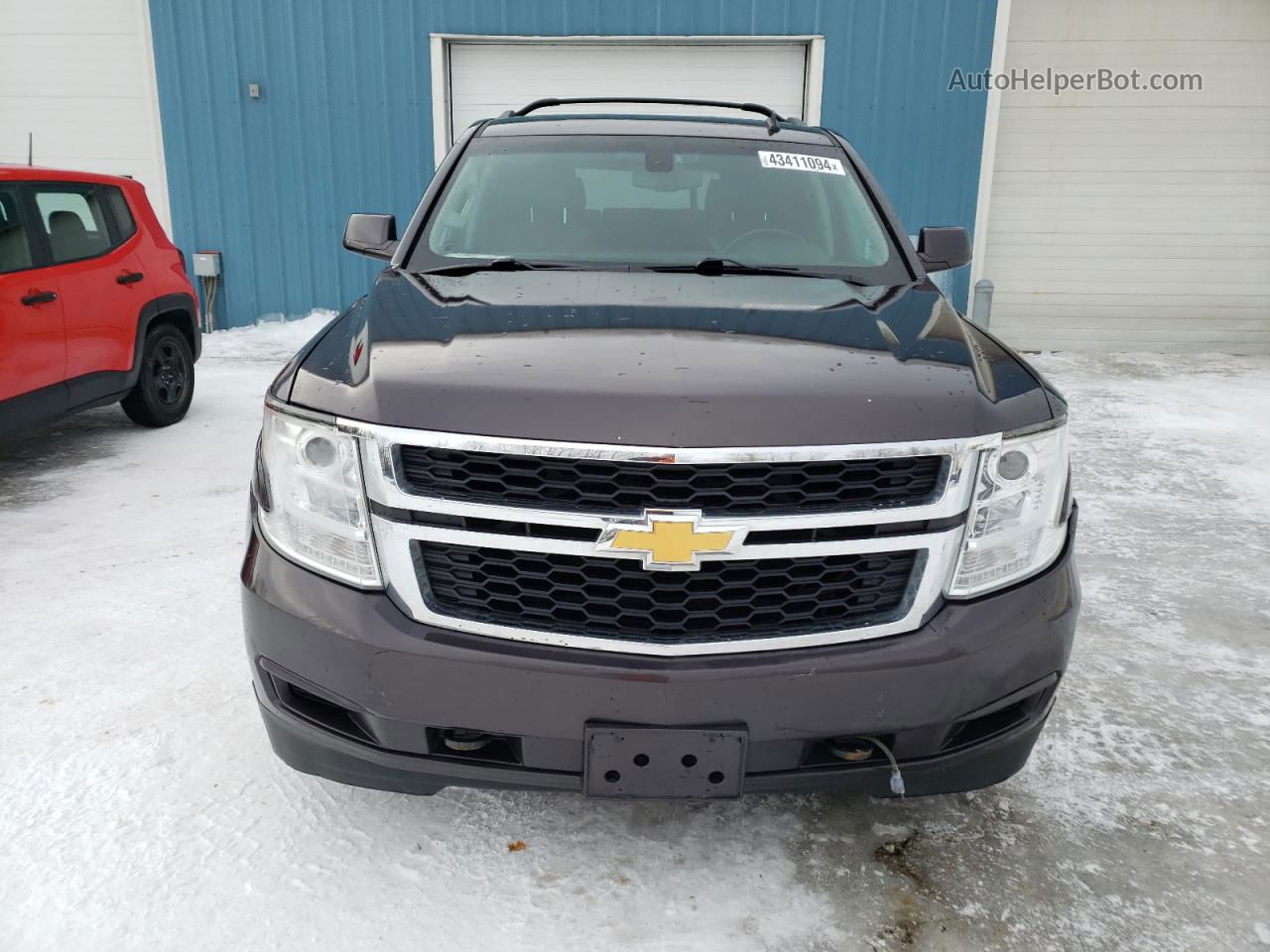 2015 Chevrolet Tahoe K1500 Ls Gray vin: 1GNSKAEC0FR297830