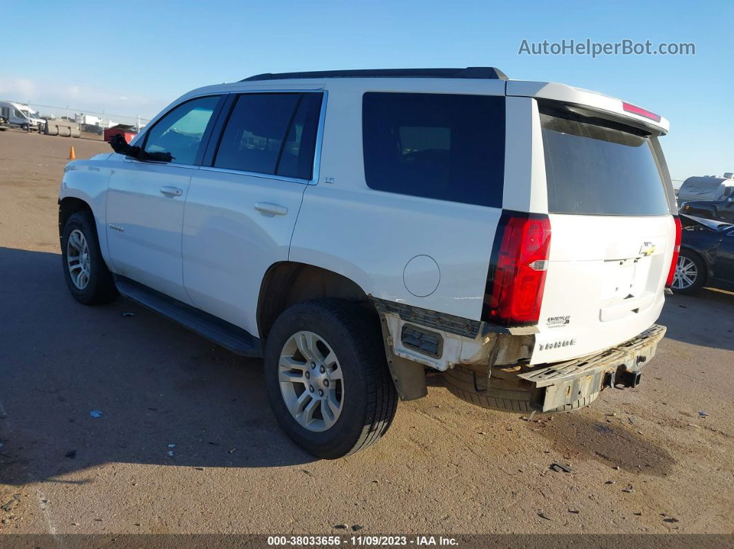 2016 Chevrolet Tahoe Ls White vin: 1GNSKAEC4GR381358