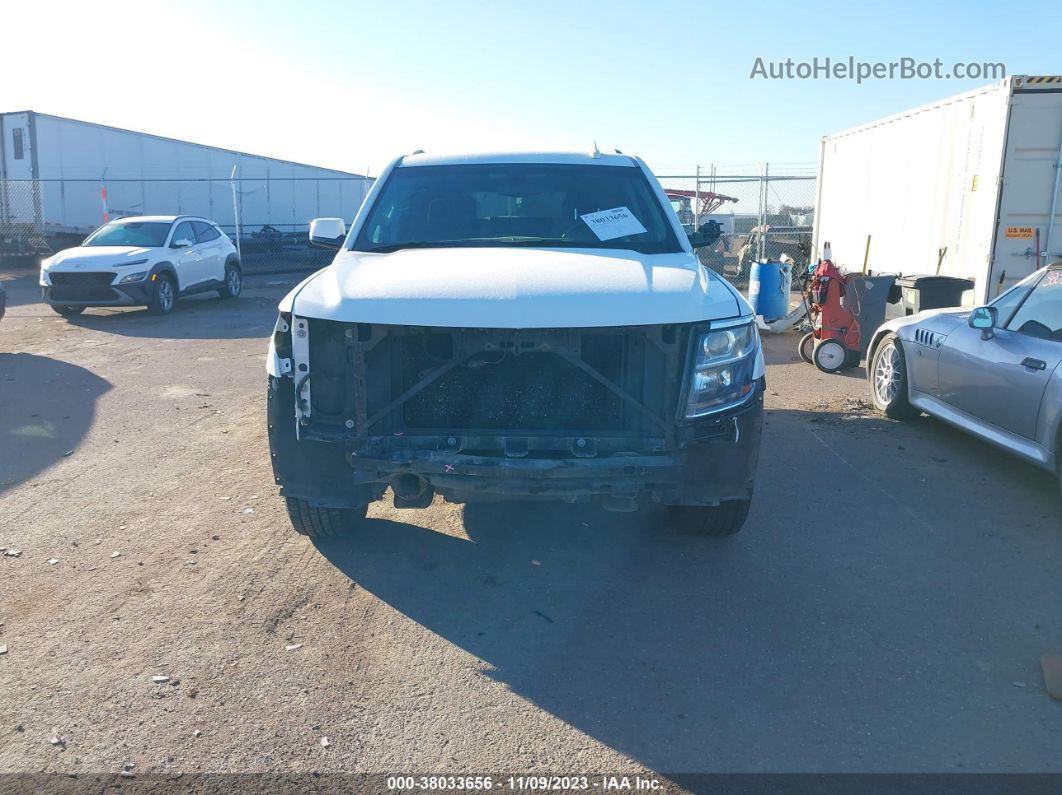 2016 Chevrolet Tahoe Ls White vin: 1GNSKAEC4GR381358