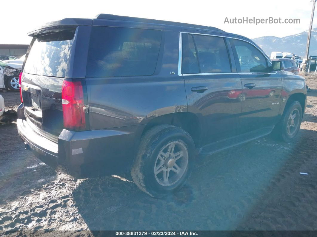 2015 Chevrolet Tahoe Ls Gray vin: 1GNSKAEC9FR536341